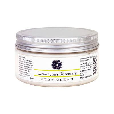 Lemongrass Rosemary 8oz Body Cream