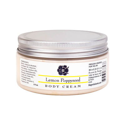 Lemon Poppyseed 8oz Body Cream